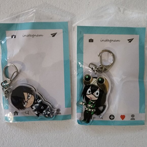 Fan Art My Hero Academia Anime Mouse Pad & 6 Character Keychains Set #2 - Picture 6 of 6